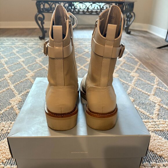 Antonio Melani Cream/White boots - Picture 1 of 6